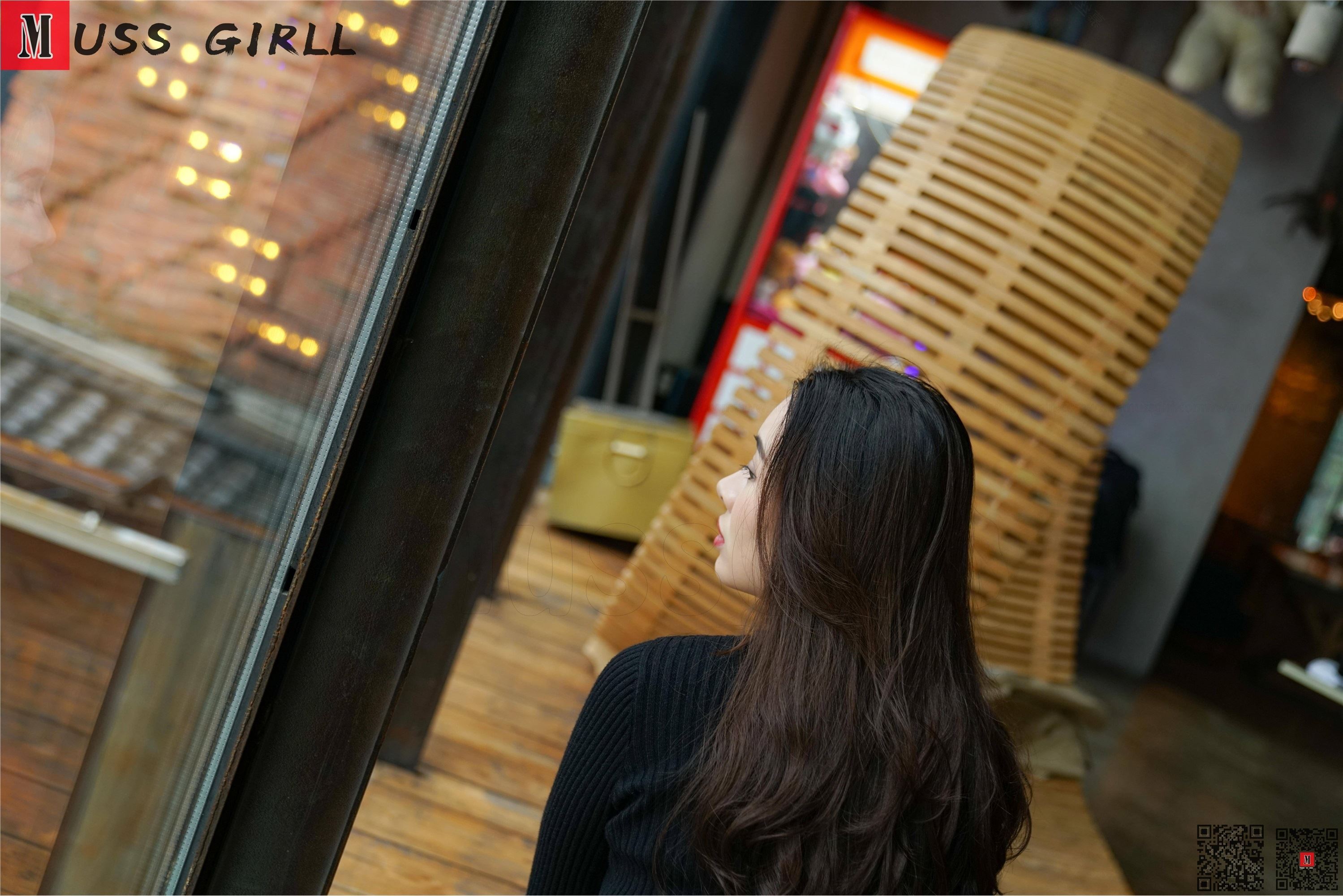 MussGirl慕丝女郎  NO.171 灰丝风衣